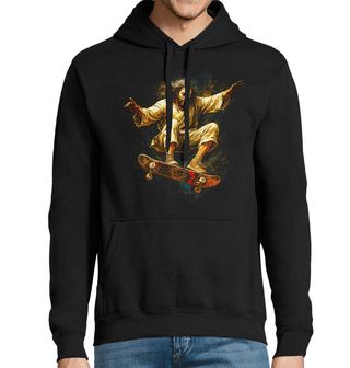 Obrázek 1 produktu Pánská mikina Ježíš Kristus na Skateboardu