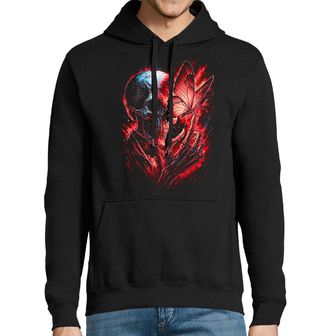 Obrázek 1 produktu Pánská mikina Kostlivec s Motýlem