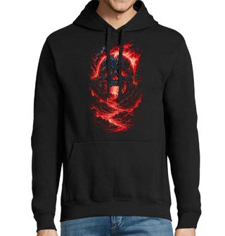 Obrázek 1 produktu Pánská mikina Rozžhavená Lebka v Lávě