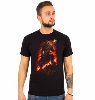Obrázek 1 produktu Pánské tričko Ohnivý Kostlivec Rock and Rollu
