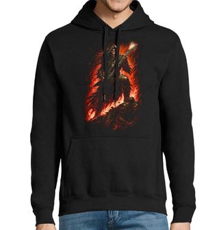 Obrázek 1 produktu Pánská mikina Ohnivý Kostlivec Rock and Rollu