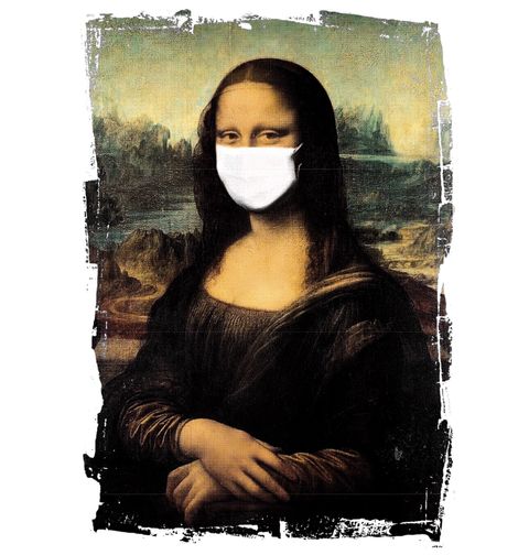 Obrázek produktu Dámské tričko Mona Lisa s rouškou