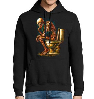 Obrázek 1 produktu Pánská mikina Kostlivec na WC