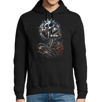 Obrázek 1 produktu Pánská mikina Ocelový Kostlivec Metallic Skull
