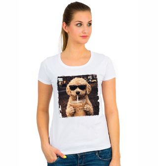 Obrázek 1 produktu Dámské tričko Toy Pudl s Ledovou Kávou
