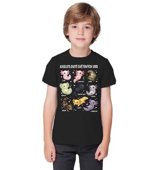 Obrázek 1 produktu Dětské tričko Axolotlovití světových vod