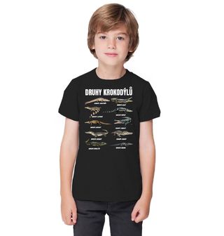 Obrázek 1 produktu Dětské tričko Druhy Krokodýlů
