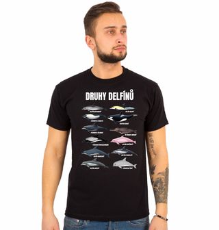 Obrázek 1 produktu Pánské tričko Druhy Delfínů