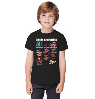 Obrázek 1 produktu Dětské tričko Druhy Chobotnic