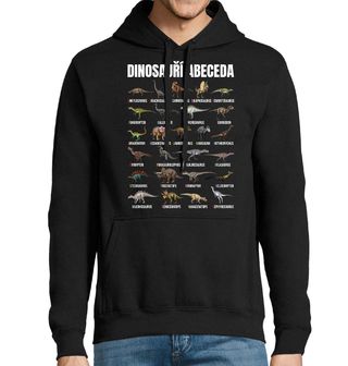 Obrázek 1 produktu Pánská mikina Dinosauří Abeceda