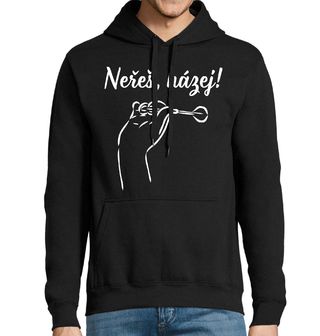 Obrázek 1 produktu Pánská mikina Neřeš a Házej! Šipky