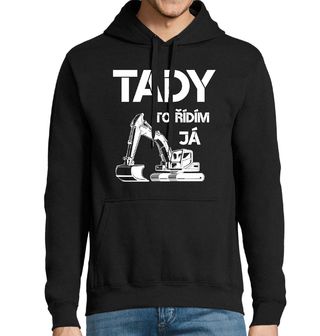 Obrázek 1 produktu Pánská mikina Tady To Řídím Já Bagrista