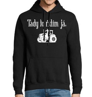 Obrázek 1 produktu Pánská mikina Tady To Řídím Já Traktor