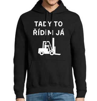 Obrázek 1 produktu Pánská mikina Tady To Řídím Já Vysokozdvižný vozík