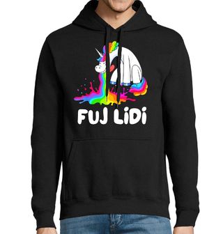 Obrázek 1 produktu Pánská mikina Duhový Chrlič Jednorožec Fuj Lidi