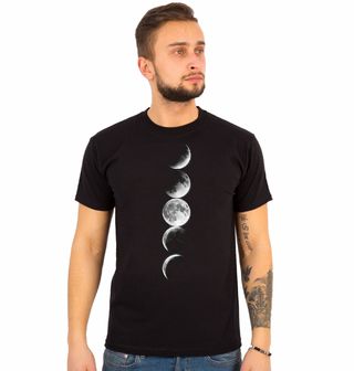 Obrázek 1 produktu Pánské tričko Fáze Měsíce Vertikálně