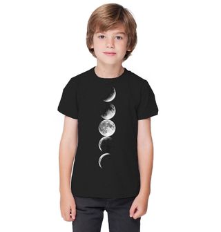 Obrázek 1 produktu Dětské tričko Fáze Měsíce Vertikálně