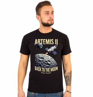 Obrázek 1 produktu Pánské tričko Zpět na Měsíc s Artemis II.