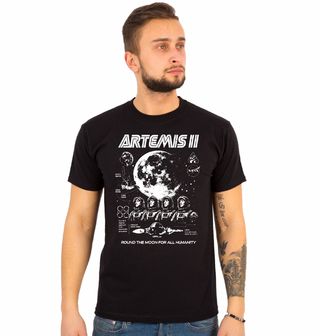 Obrázek 1 produktu Pánské tričko Posádka Mise Artemis II.
