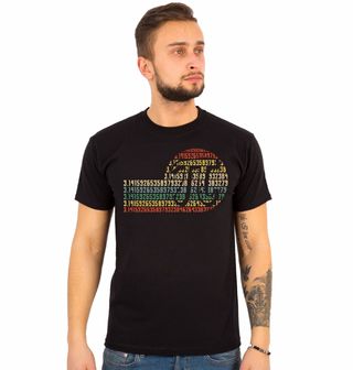 Obrázek 1 produktu Pánské tričko Retro Hodnota Pí π