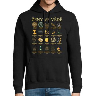 Obrázek 1 produktu Pánská mikina Seznam Ženy ve Vědě