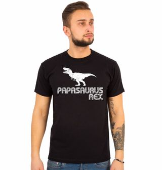 Obrázek 1 produktu Pánské tričko Táta Dinosaurus Papasaurus Rex