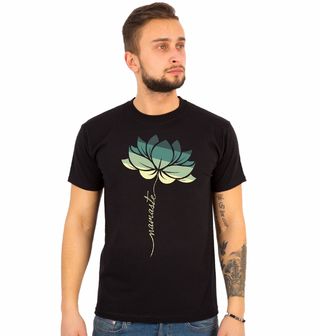 Obrázek 1 produktu Pánské tričko Zelený Namaste Lotus