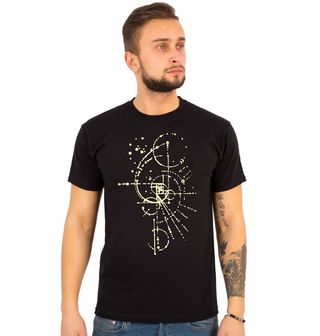 Obrázek 1 produktu Pánské tričko Vesmírná Geometrie Zlatý Řez