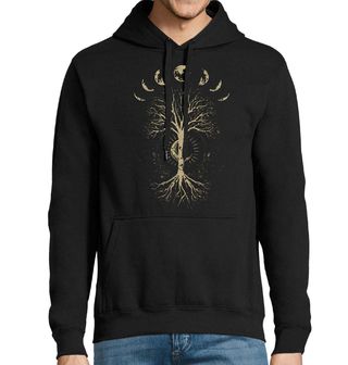 Obrázek 1 produktu Pánská mikina Strom Života a Fáze Měsíce