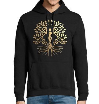 Obrázek 1 produktu Pánská mikina Zlatá Žena Strom Života