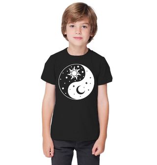 Obrázek 1 produktu Dětské tričko Slunce a Měsíc Jing Jang