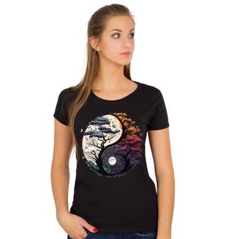 Obrázek 1 produktu Dámské tričko Jing Jang Den a Noc