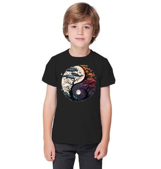 Obrázek 1 produktu Dětské tričko Jing Jang Den a Noc