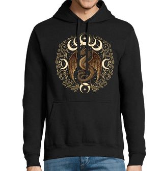 Obrázek 1 produktu Pánská mikina Fáze Měsíce a Drak