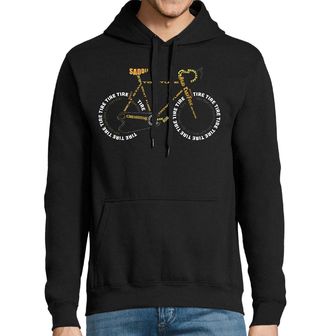 Obrázek 1 produktu Pánská mikina Typografické Kolo Cyklista