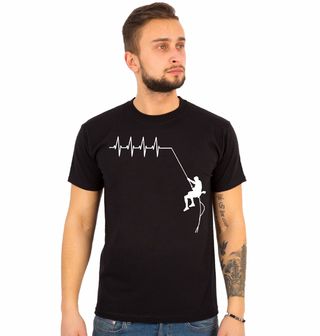 Obrázek 1 produktu Pánské tričko Kardiogram a Horolezec