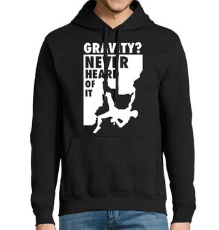 Obrázek 1 produktu Pánská mikina Gravitace? Nikdy Jsem o Ní Neslyšel
