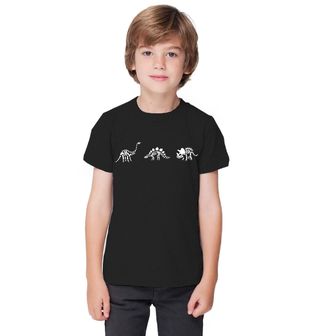 Obrázek 1 produktu Dětské tričko Trojice Kostry Dinosaurů