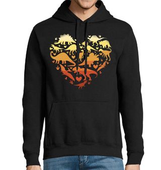 Obrázek 1 produktu Pánská mikina Dinosauři Navždy v Srdci!