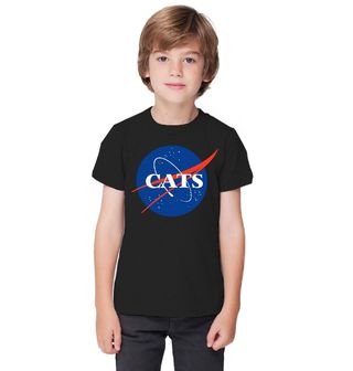 Obrázek 1 produktu Dětské tričko Vesmírná NASA Kočka Cats
