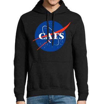 Obrázek 1 produktu Pánská mikina Vesmírná NASA Kočka Cats