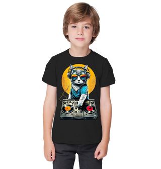 Obrázek 1 produktu Dětské tričko DJ Kočka na Párty