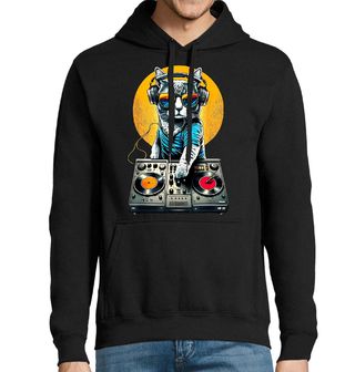 Obrázek 1 produktu Pánská mikina DJ Kočka na Párty