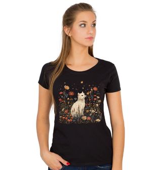 Obrázek 1 produktu Dámské tričko Bílá Kočka po Hvězdnou Oblohou