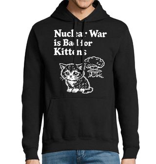 Obrázek 1 produktu Pánská mikina Kotě proti Jaderné Válce