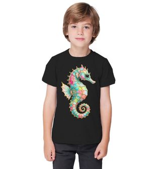 Obrázek 1 produktu Dětské tričko Duhový Mořský Koník