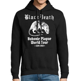 Obrázek 1 produktu Pánská mikina Černá Smrt Světové Turné Bubonic Plague