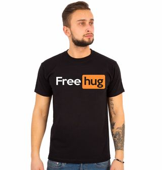 Obrázek 1 produktu Pánské tričko Objetí Zdarma Free Hug Pornhub