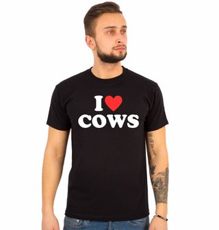 Obrázek 1 produktu Pánské tričko Miluju Krávy I Love Cows
