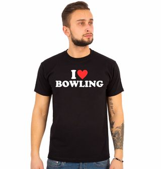 Obrázek 1 produktu Pánské tričko Miluju Bowling I Love Bowling